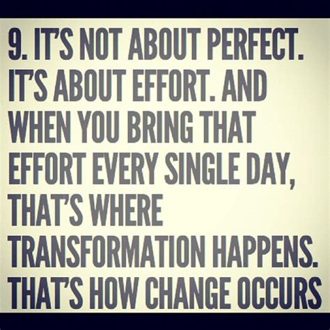 effort change